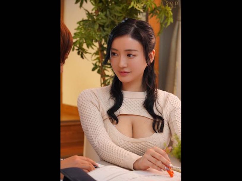 鈴原みらん(铃原美兰)作品STARS-603发布！充满色情感的巨乳女教师，「浑圆G奶」让人狂射10发！-图片3