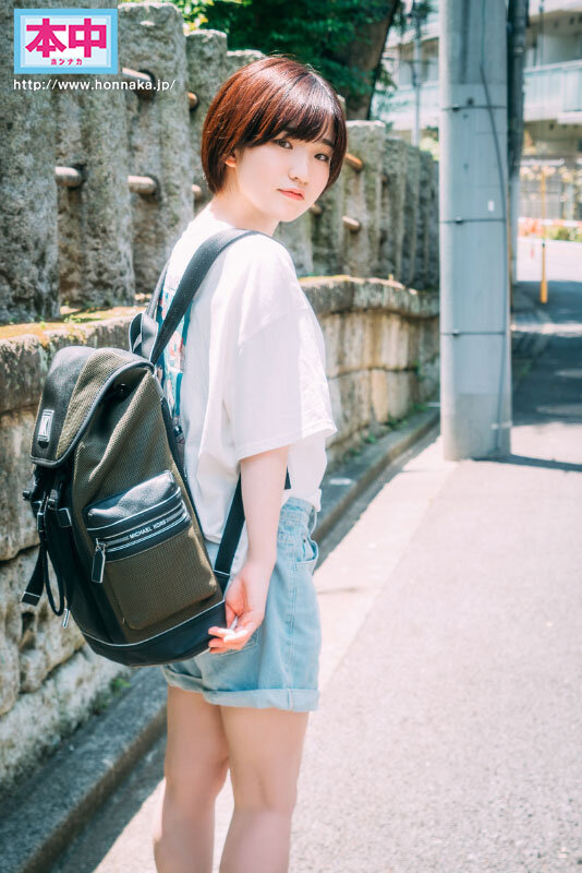 姫野らん(姬野兰)出道作品HMN-244发布！性经验仅1人！3年没做爱！被老师破处的短发妹子一开荤就中出！-图片2
