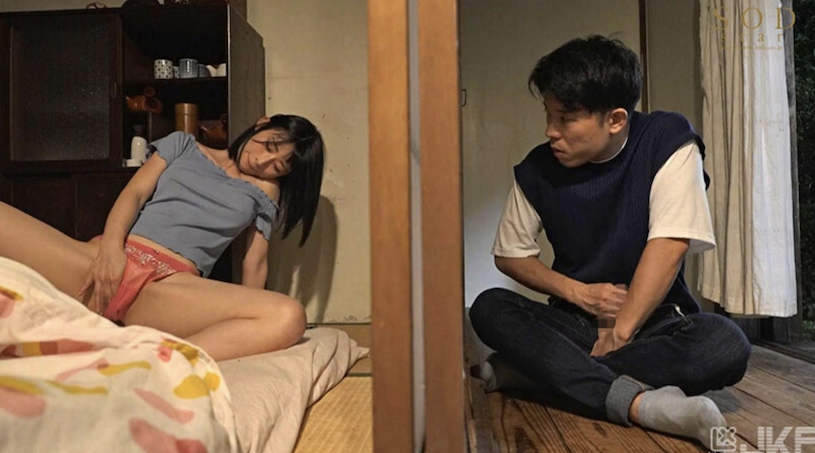 宮島めい(宫岛芽衣)作品STARS-521发布！巨乳小只马在雨后乡下院子激烈打炮！-图片3