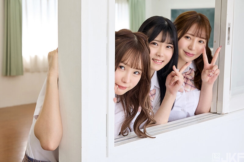 松本いちか(松本一香)、皆瀬あかり(皆濑明里)、流川莉央共演作品MKMP-523发布！欢迎参观这所「圣白虎学园」-图片4